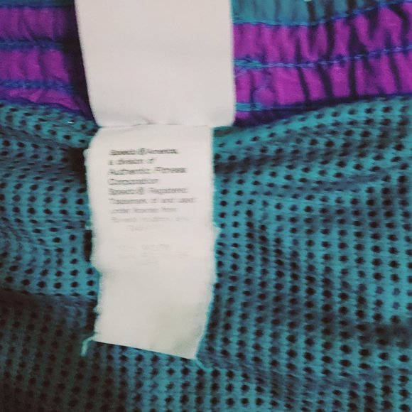 VINTAGE 90'S SPEEDO SHORTS POCKETS MESH INSIDE LOGO DRAWSTRING X-LARGE - Picture 7 of 7